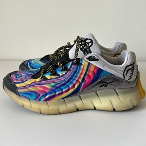 Reebok Zig Kinetica Kids 13.5 Shoes Colorful